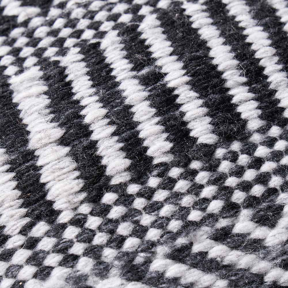 Black & White Inca Design Scatter Cushion Indoor/Outdoor